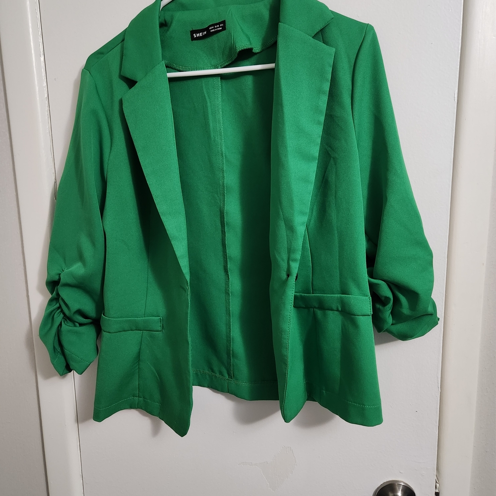 Green Women's Blazer